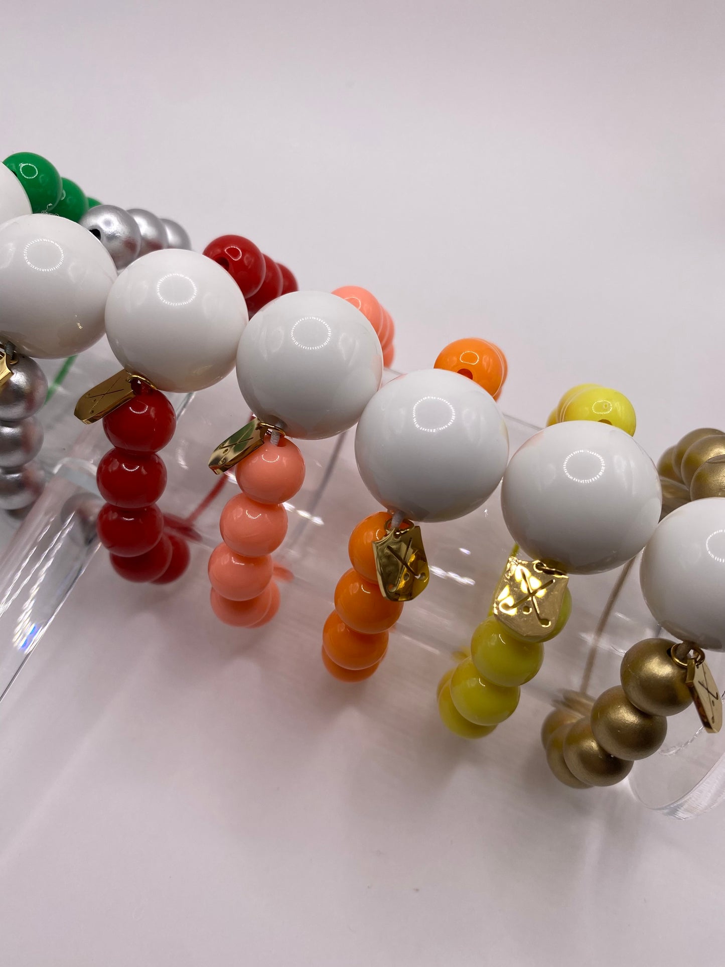 Peach Beach Light Orange Golf Stroke Counter Bracelet Klow