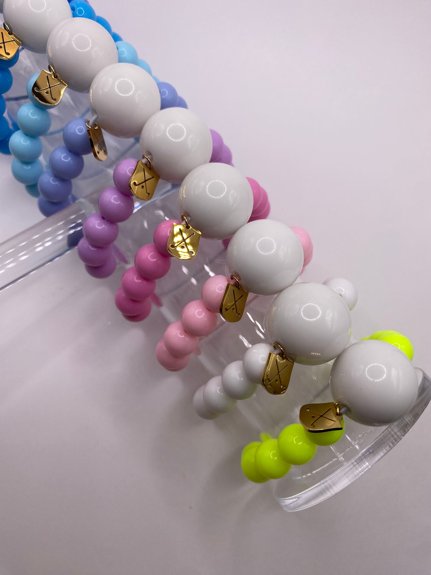Lilac Purple Golf Stroke Counter Bracelet Klow