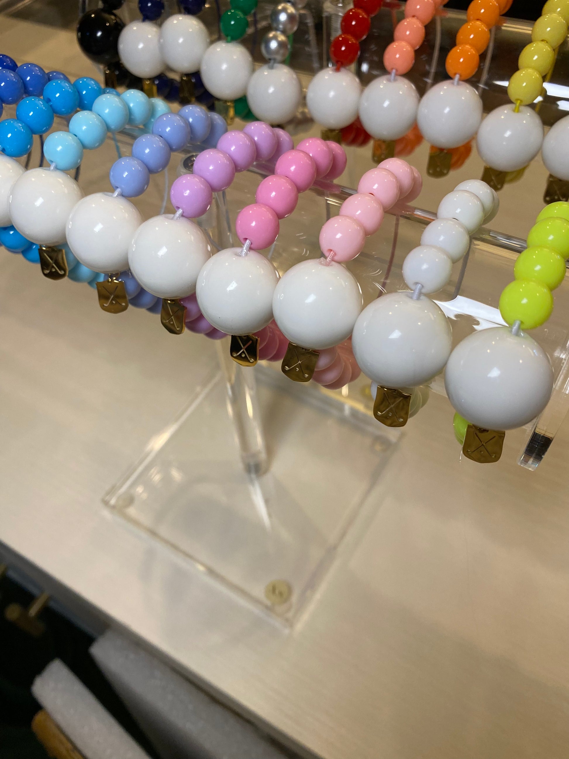 Bright Sun Neon Yellow Golf Stroke Counter Bracelet Klow
