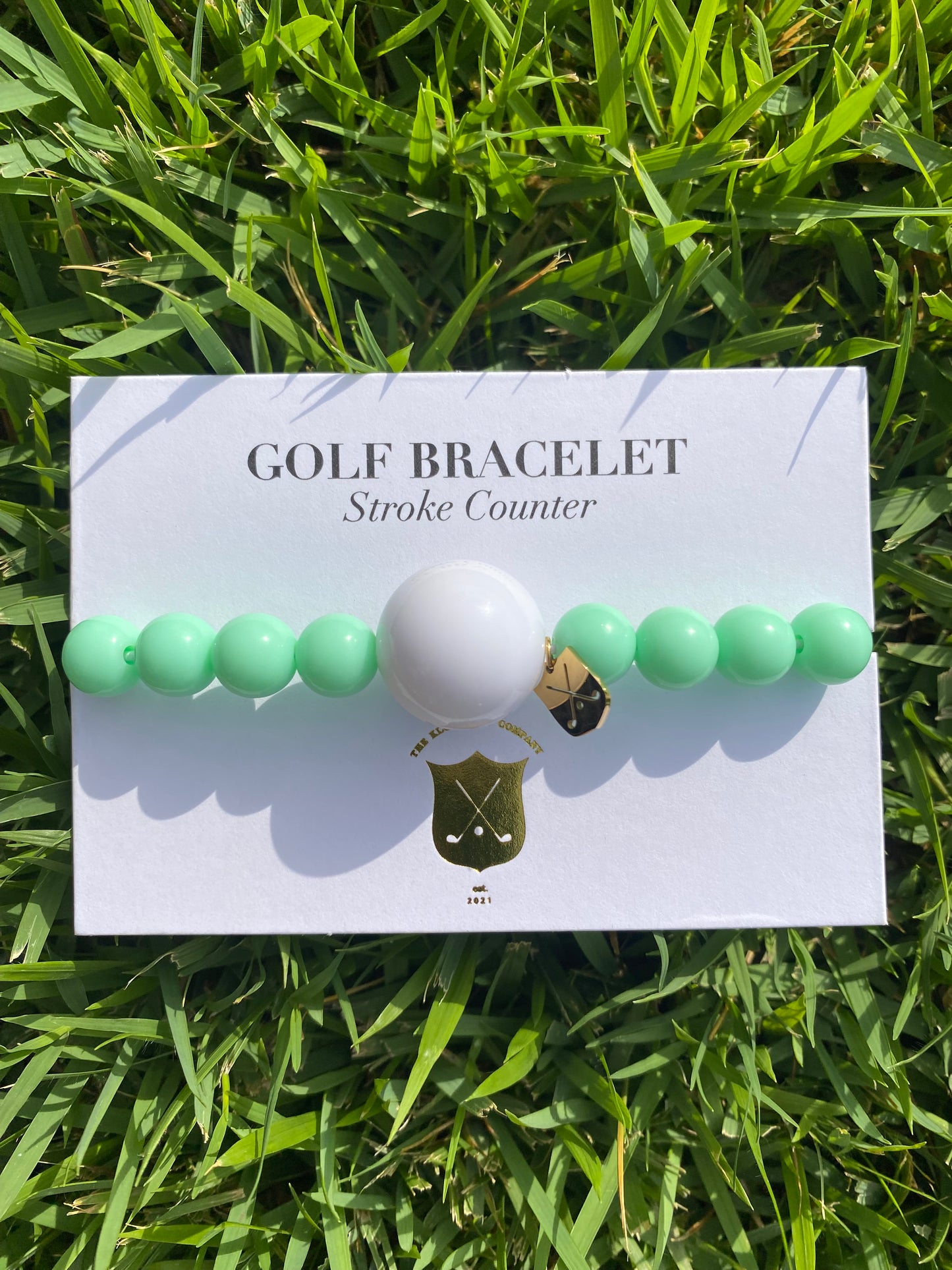 Golf Stroke Counter Bracelet - LIGHT GREEN