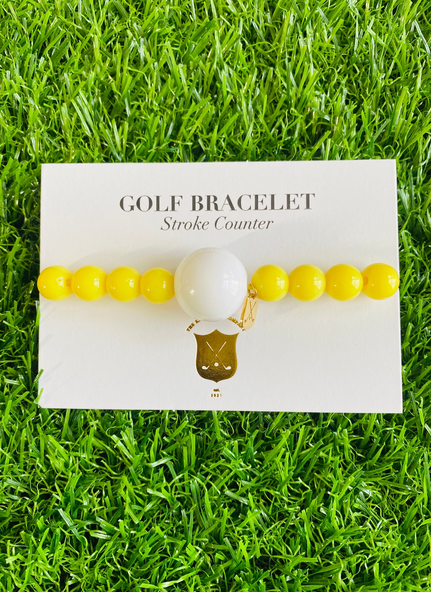 Mellow Yellow Golf Stroke Counter Bracelet - The Klow Golf Company