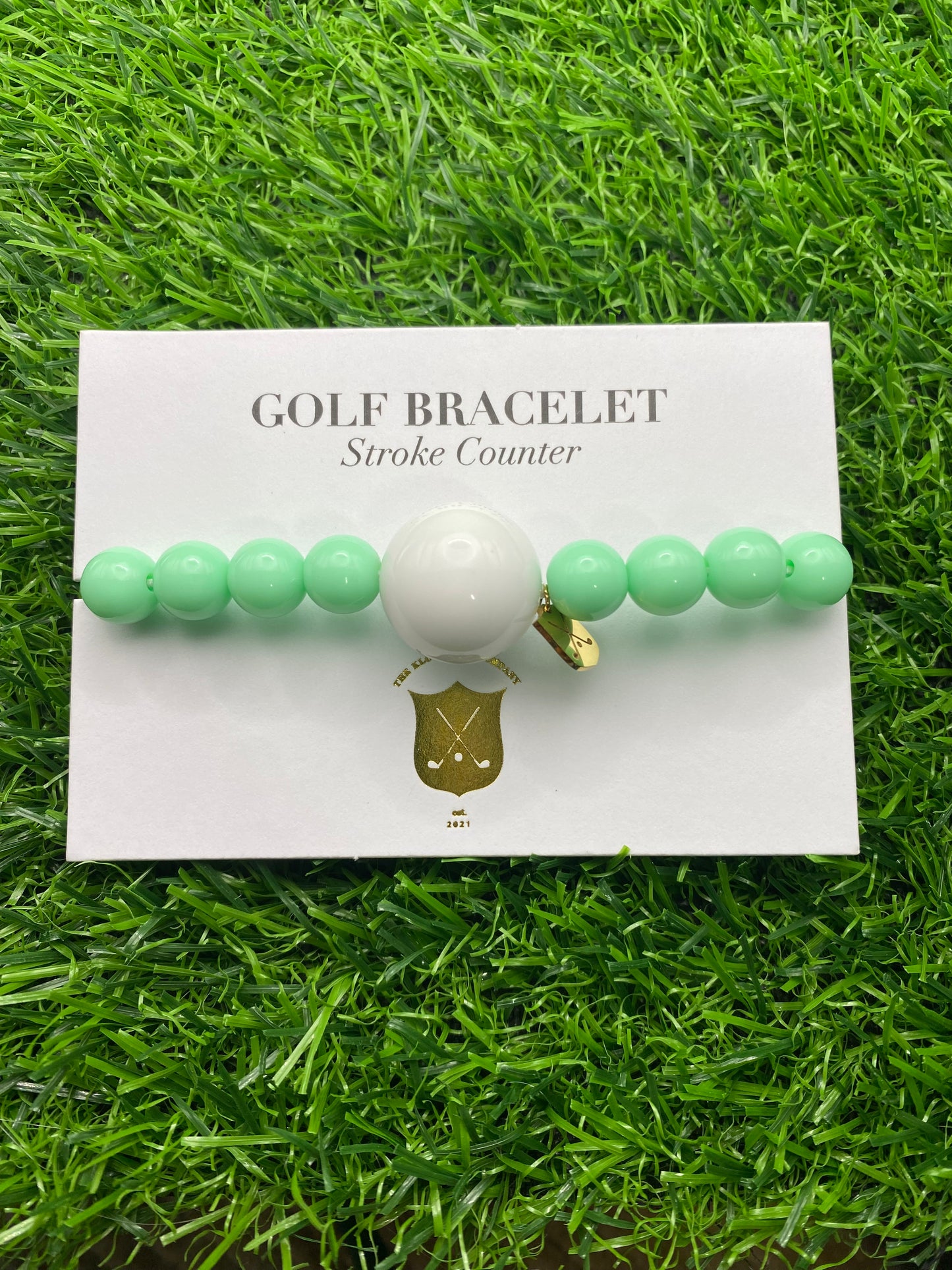 Golf Stroke Counter Bracelet - LIGHT GREEN