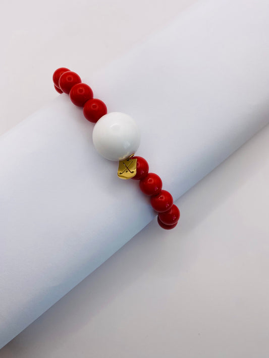 Red Love Klow Golf Stroke Counter Bracelet