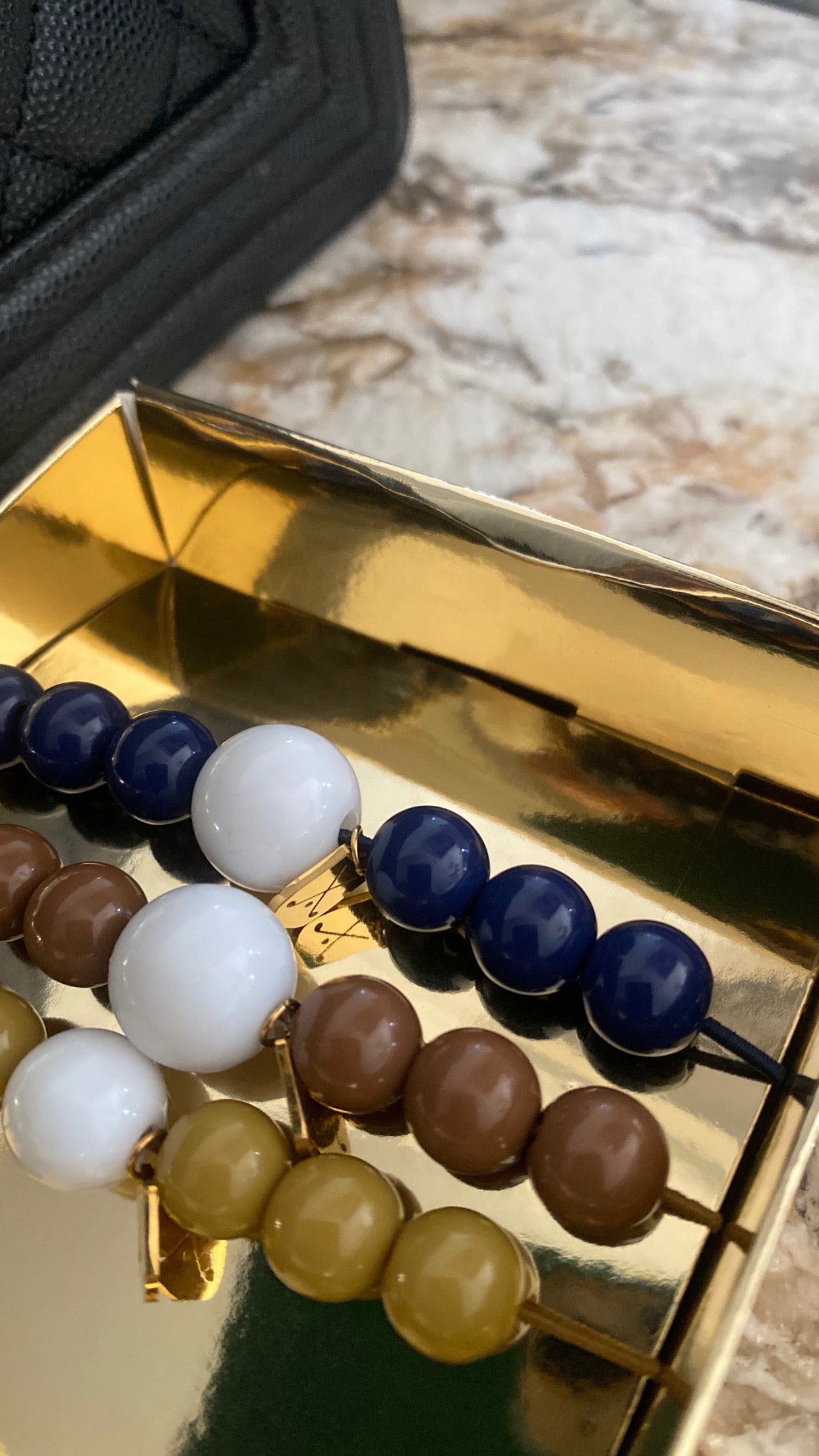 Golf Stroke Counter Bracelet - CHOCOLATE