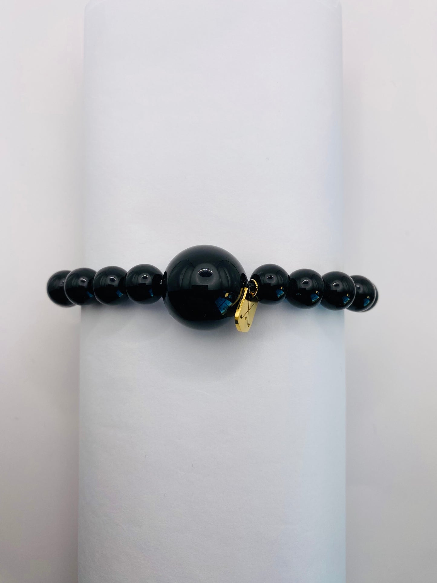 Jet Black Golf Stroke Counter Bracelet Klow
