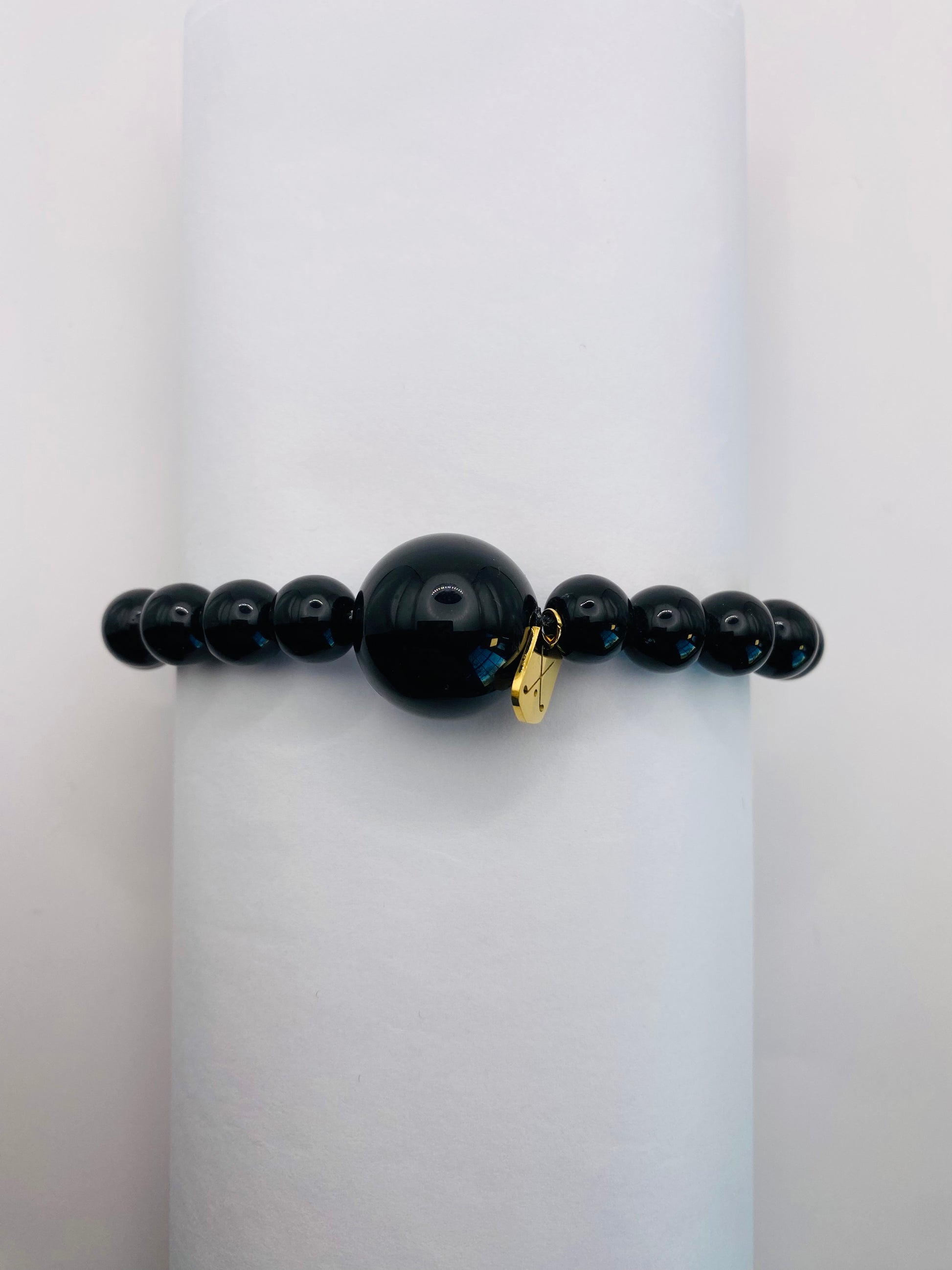 Jet Black Golf Stroke Counter Bracelet Klow