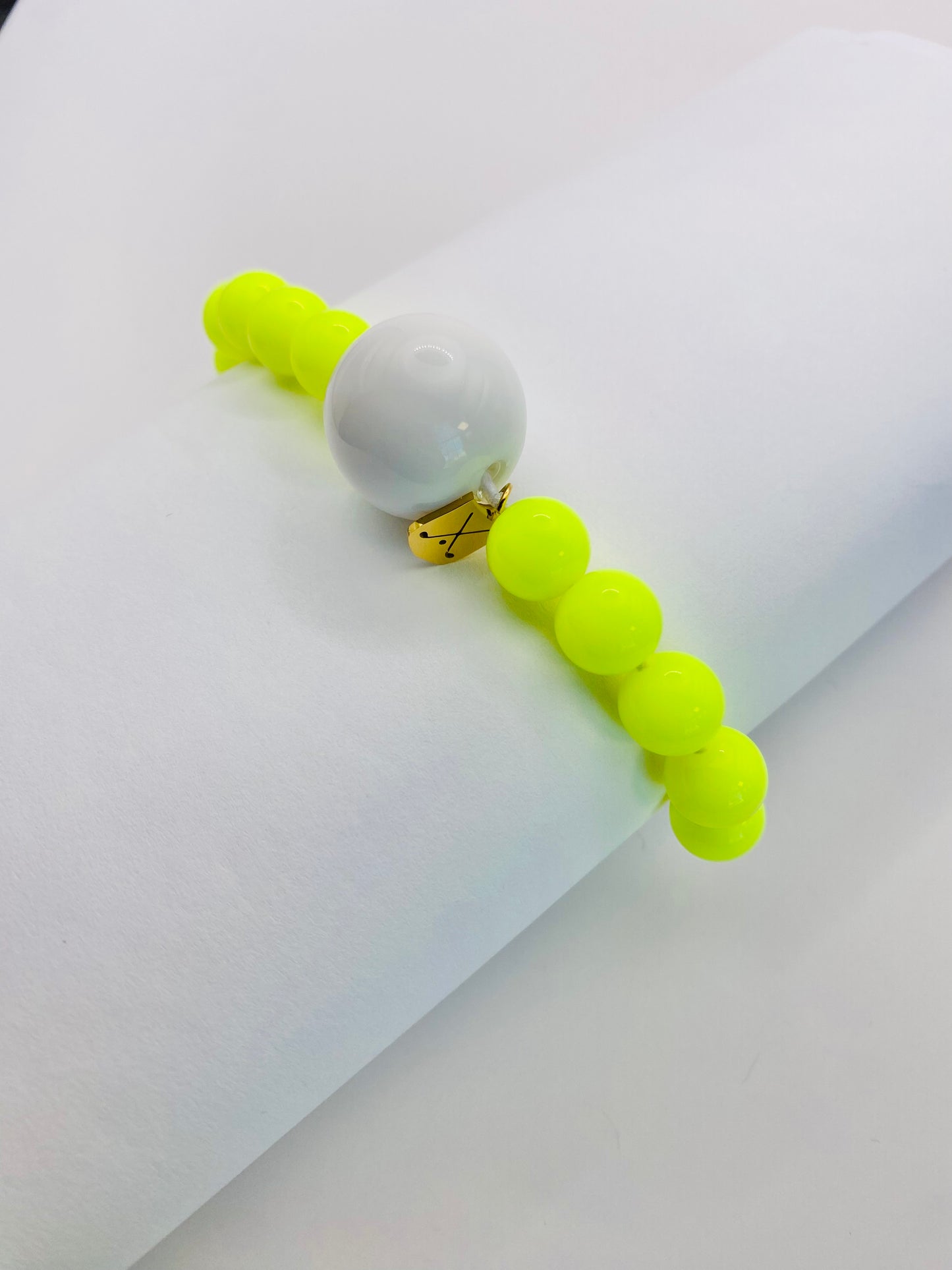 Bright Sun Neon Yellow Golf Stroke Counter Bracelet Klow