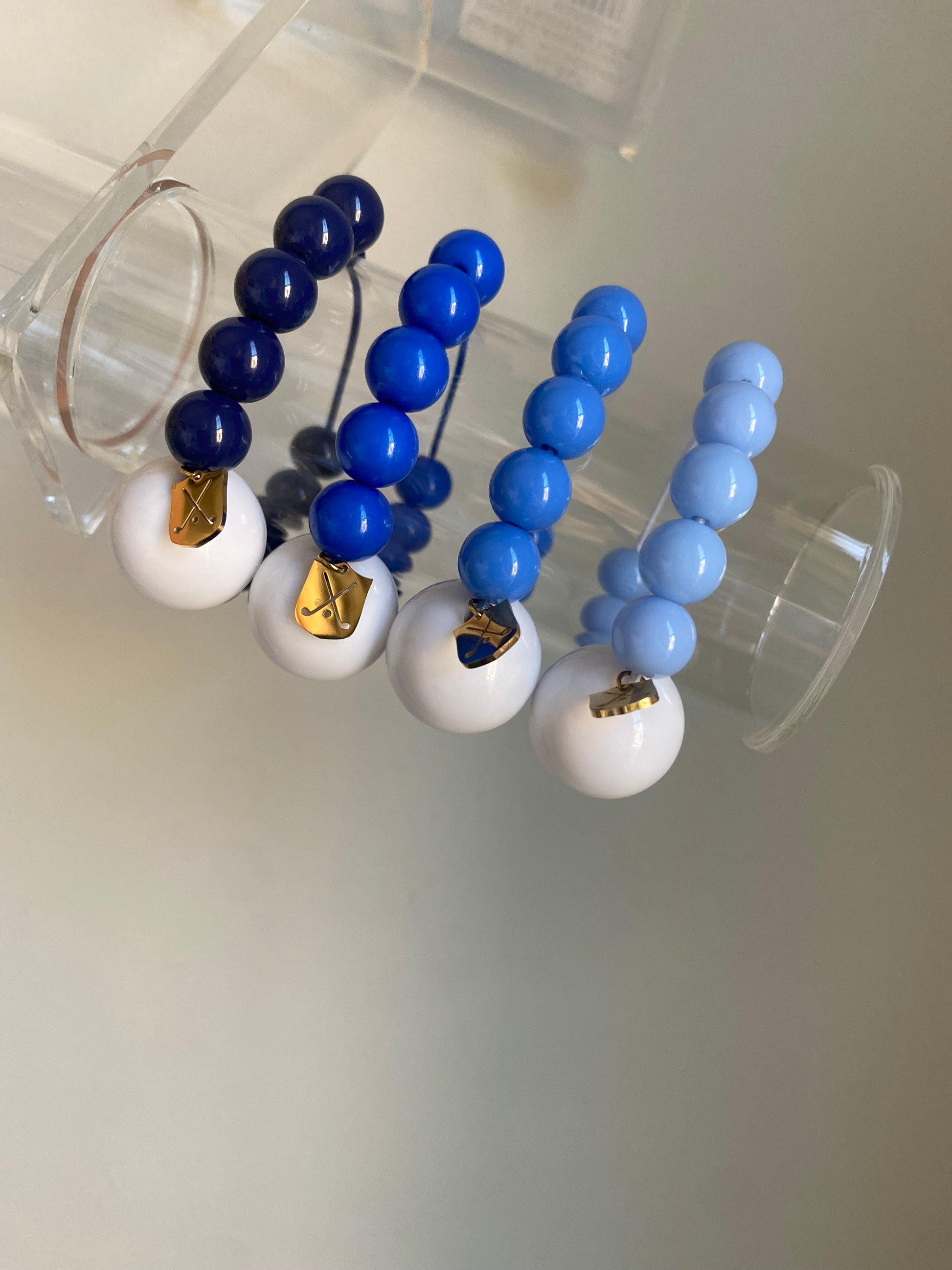 Blue Golf Stroke Counter Bracelets