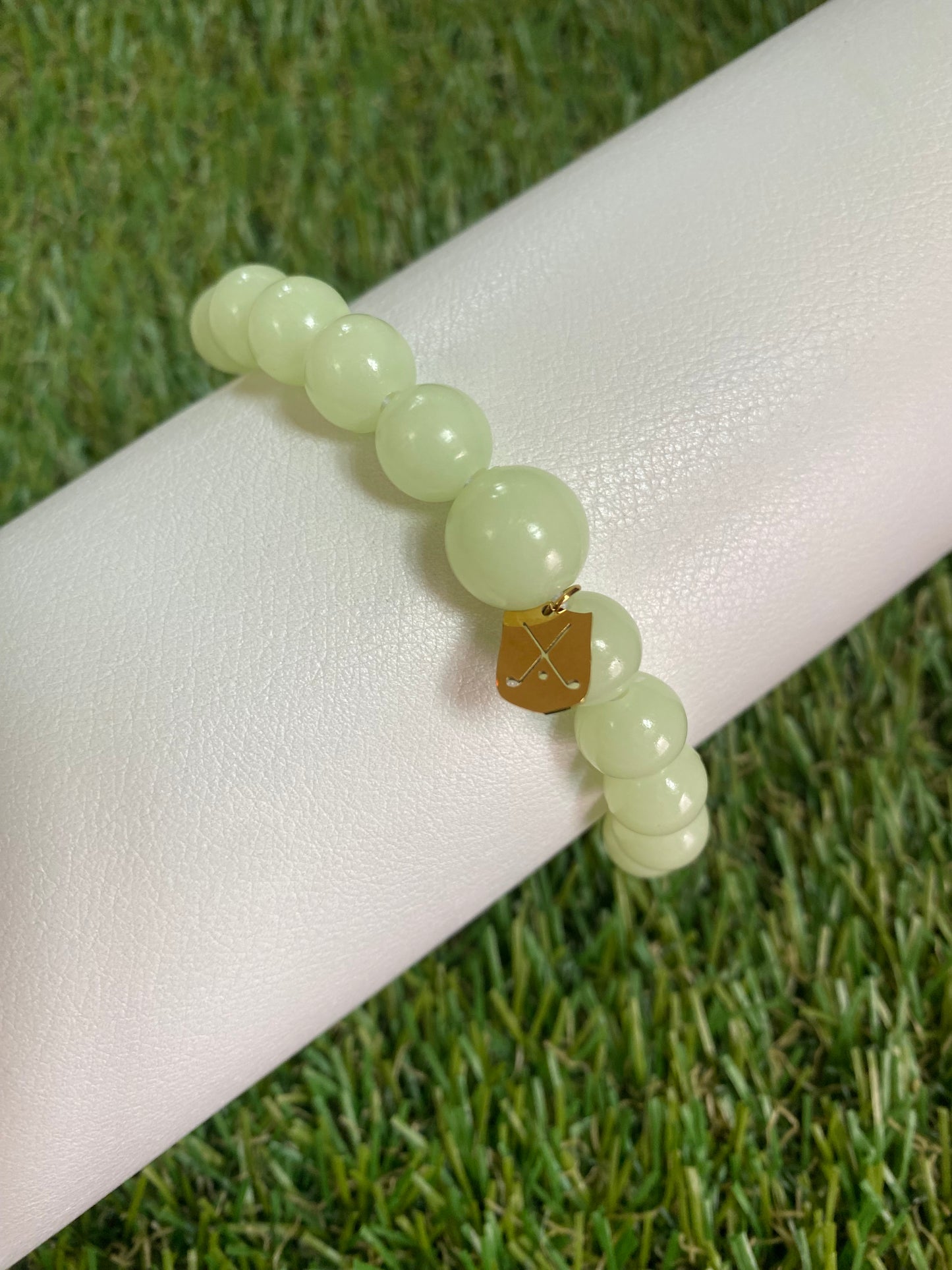 Golf Stroke Counter Bracelet - Glow In The Dark - Small Middle Bead LIMITED