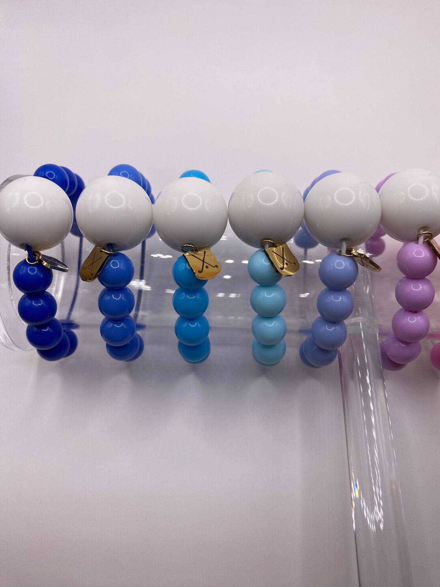 Light Blue Golf Stroke Counter Bracelet Klow