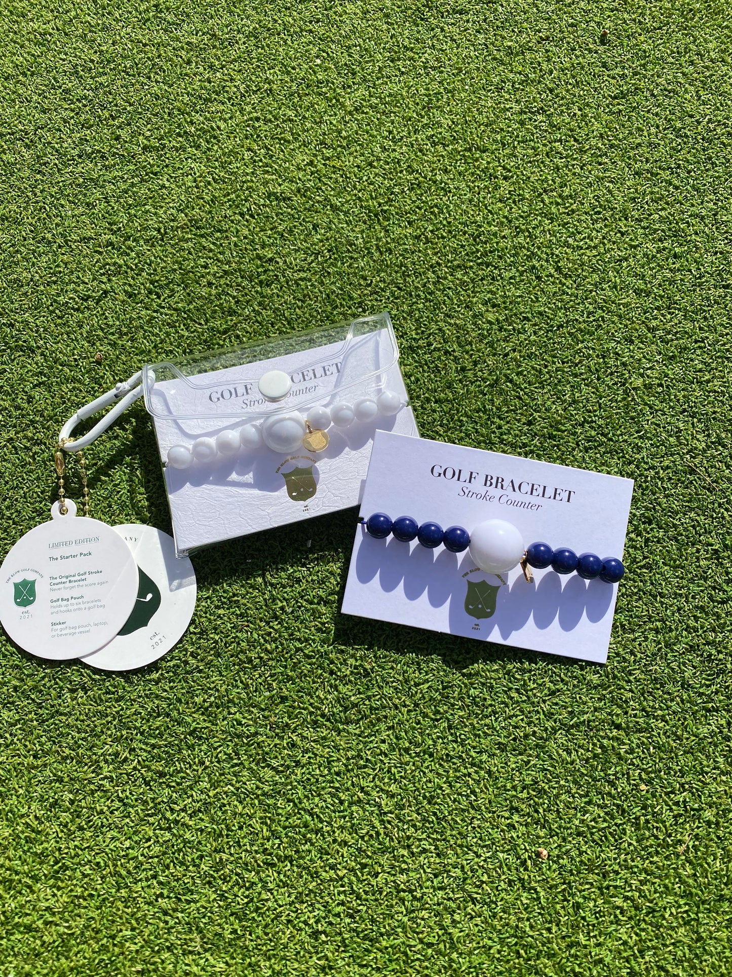 Two Golf Stroke Counter Bracelets - BUNDLE