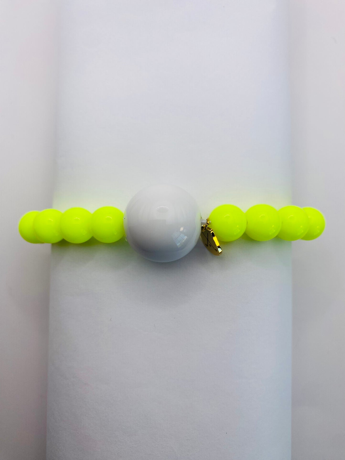 Bright Sun Neon Yellow Golf Stroke Counter Bracelet Klow