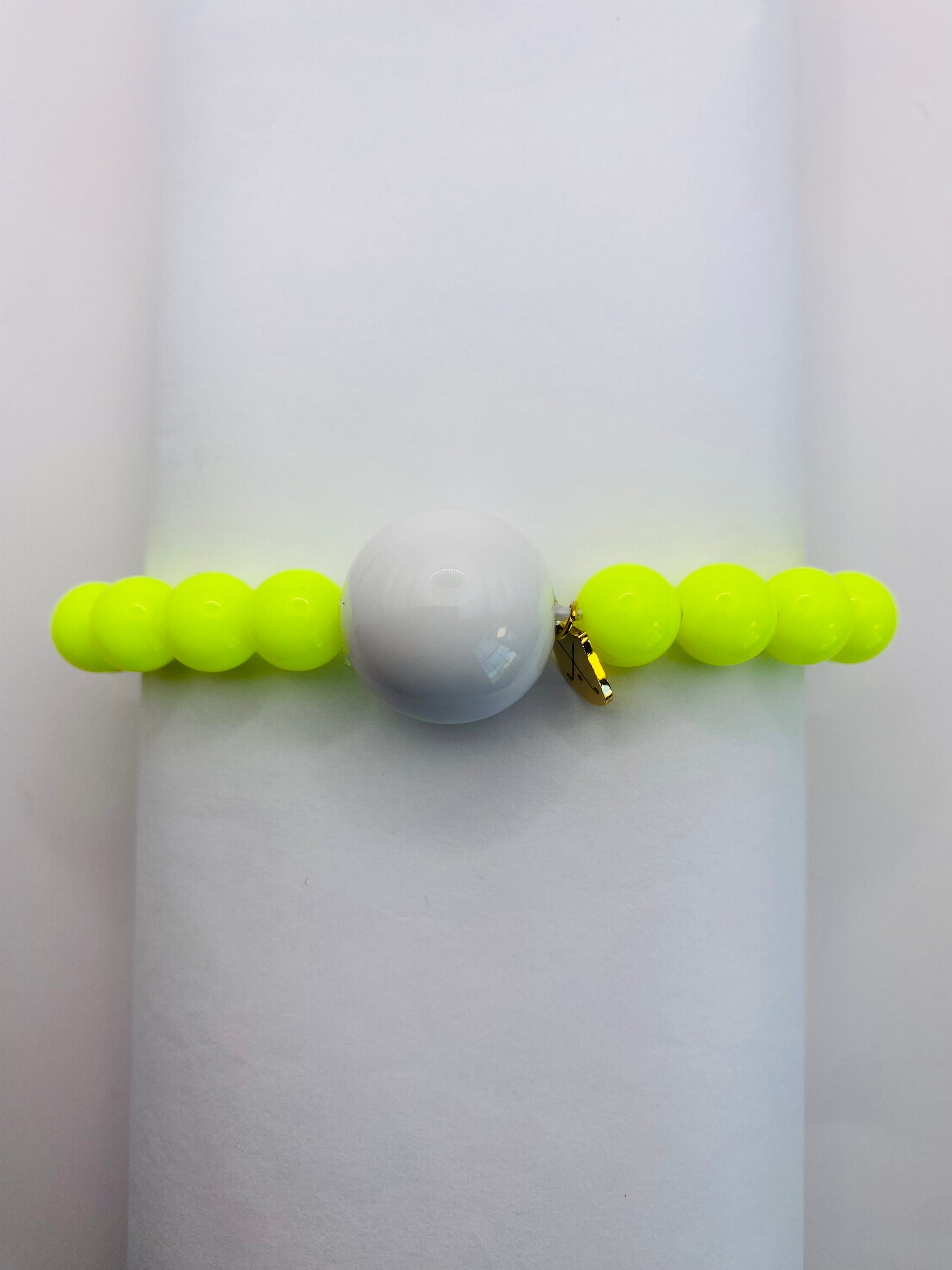 Bright Sun Neon Yellow Golf Stroke Counter Bracelet Klow