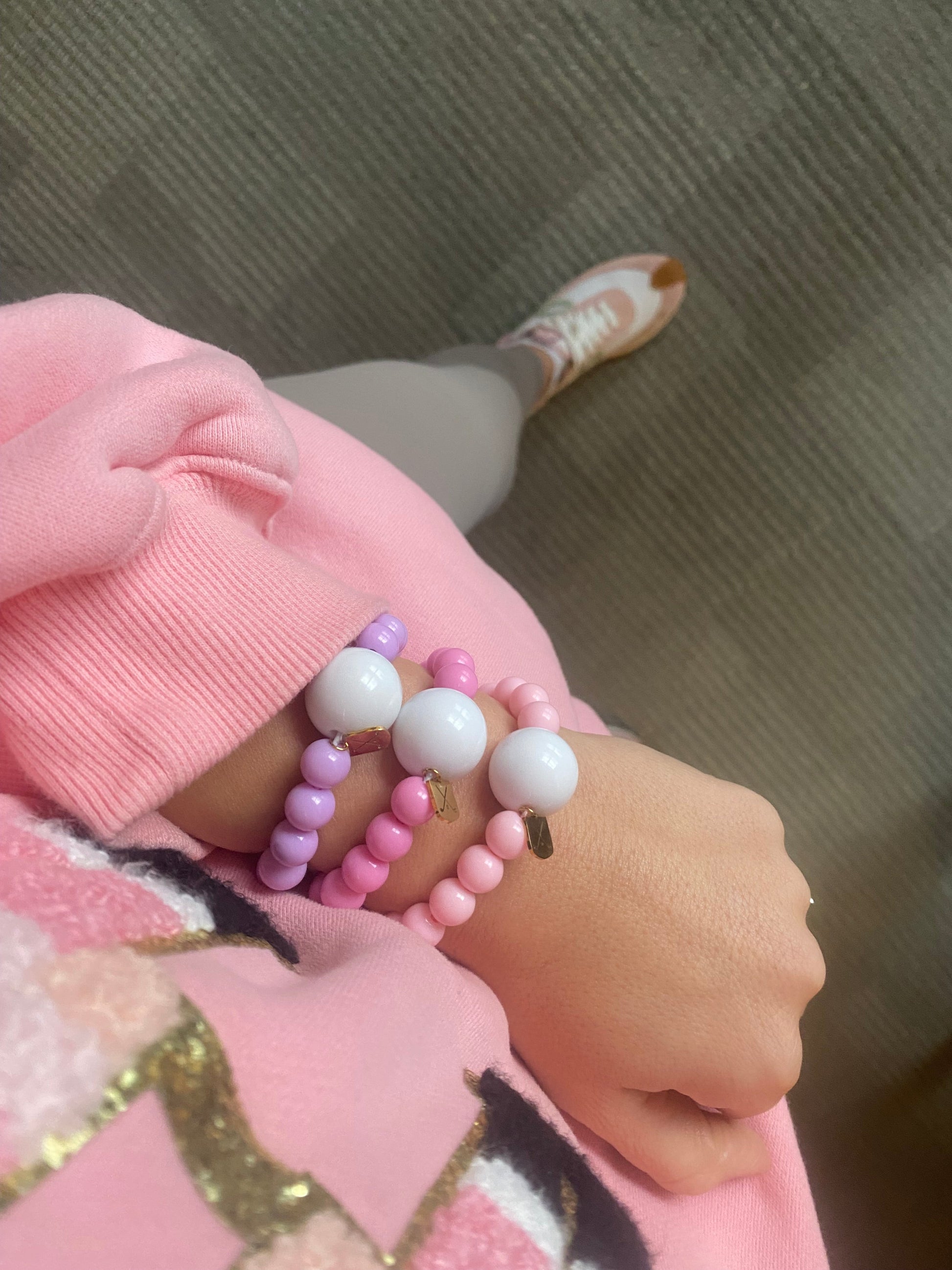 Lilac Purple Golf Stroke Counter Bracelet Klow Pink Sorbet Baby Baby