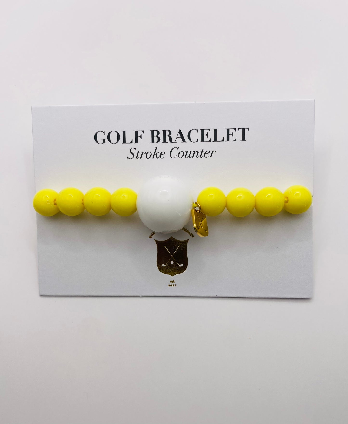 Mellow Yellow Golf Stroke Counter Bracelet - The Klow Golf Company