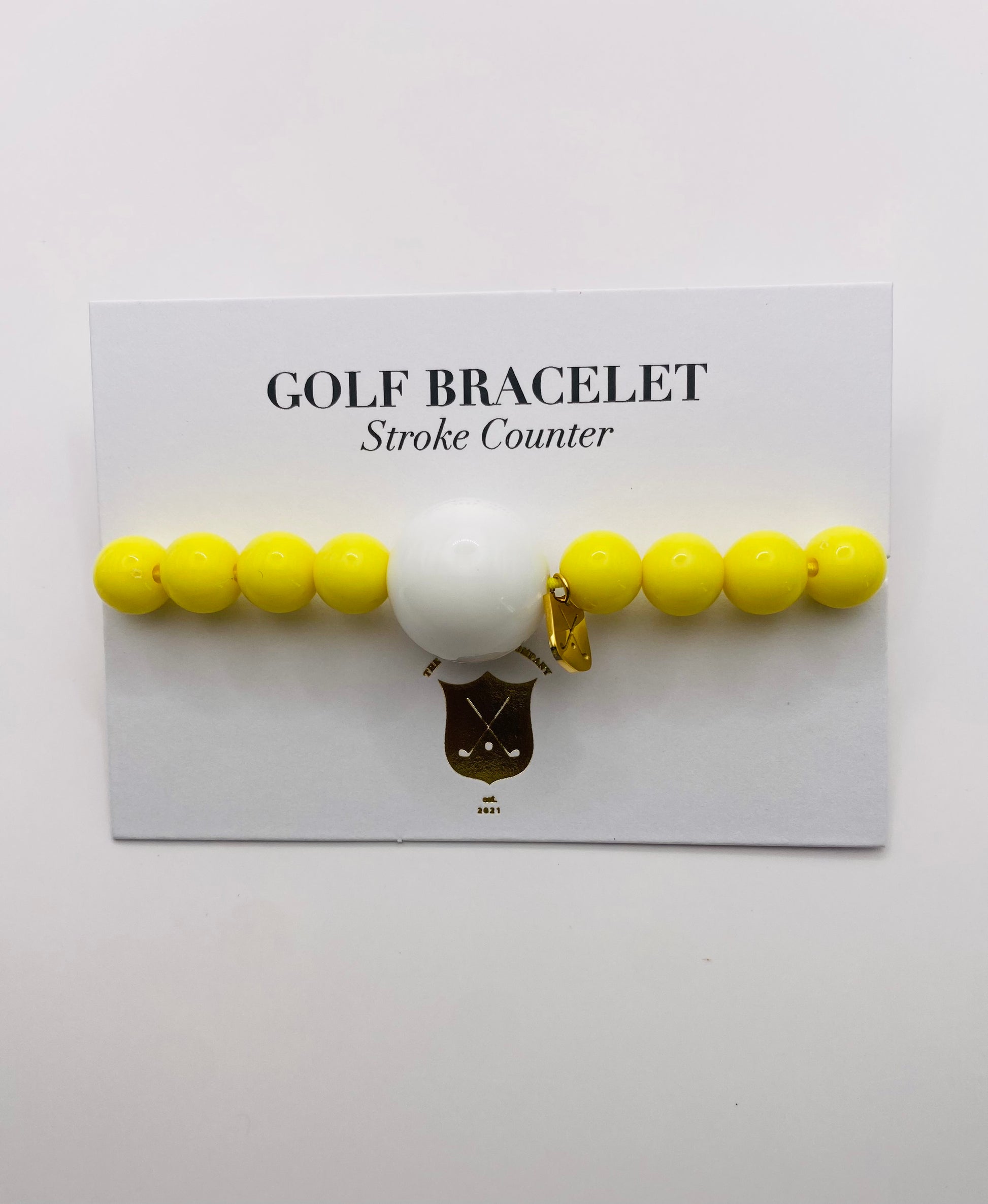 Mellow Yellow Golf Stroke Counter Bracelet - The Klow Golf Company