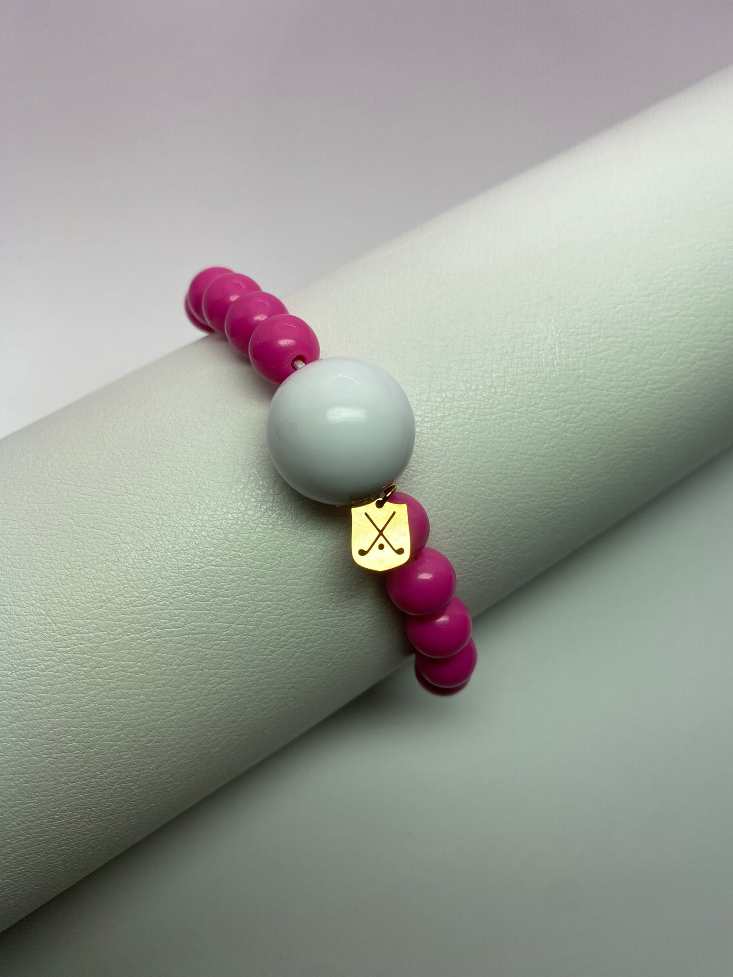 Golf Stroke Counter Bracelet - FUCHSIA PINK