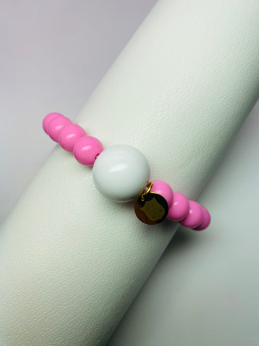 Golf Stroke Counter Bracelet - Sorbet Pink