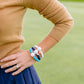 Navy Dark Blue Golf Stroke Counter Bracelet - The Klow Golf Company