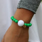 Grass is Greener Green Golf Stroke Counter Bracelet Klow