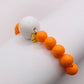 Orange Mandarin Tangerine Golf Stroke Counter Bracelet - The Klow Golf Company