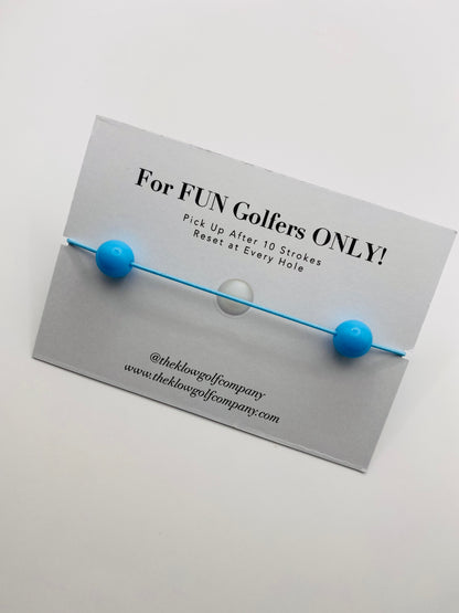 Golf Stroke Counter Bracelet - Sky Blue
