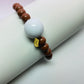 Golf Stroke Counter Bracelet - CHOCOLATE - X-Large 20 mm Middle Bead