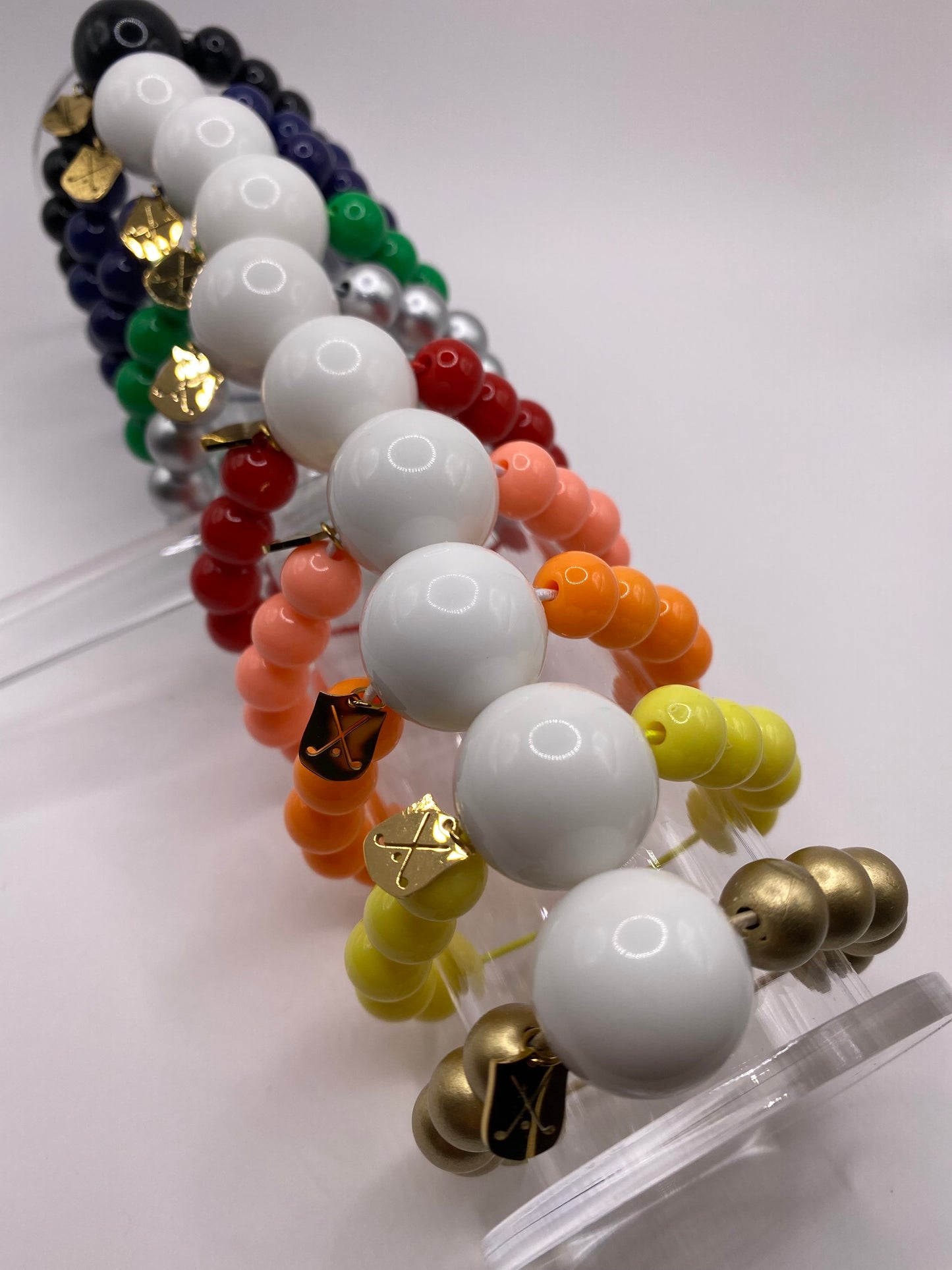 Orange Mandarin Tangerine Golf Stroke Counter Bracelet - The Klow Golf Company