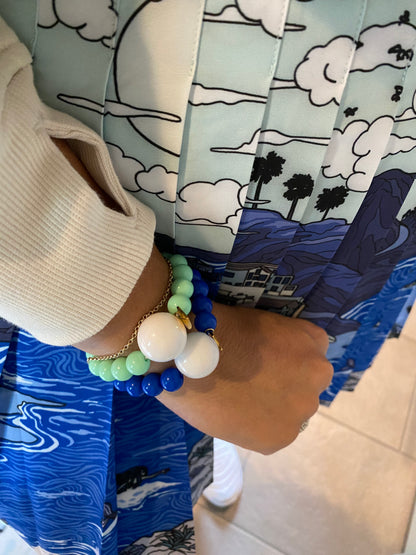 Golf Stroke Counter Bracelet - LIGHT GREEN