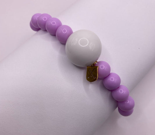 Lilac Purple Golf Stroke Counter Bracelet Klow