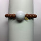 Golf Stroke Counter Bracelet - CHOCOLATE - X-Large 20 mm Middle Bead