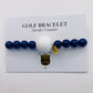 Navy Dark Blue Golf Stroke Counter Bracelet - The Klow Golf Company