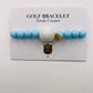 Baby Light Blue Golf Stroke Counter Bracelet Klow