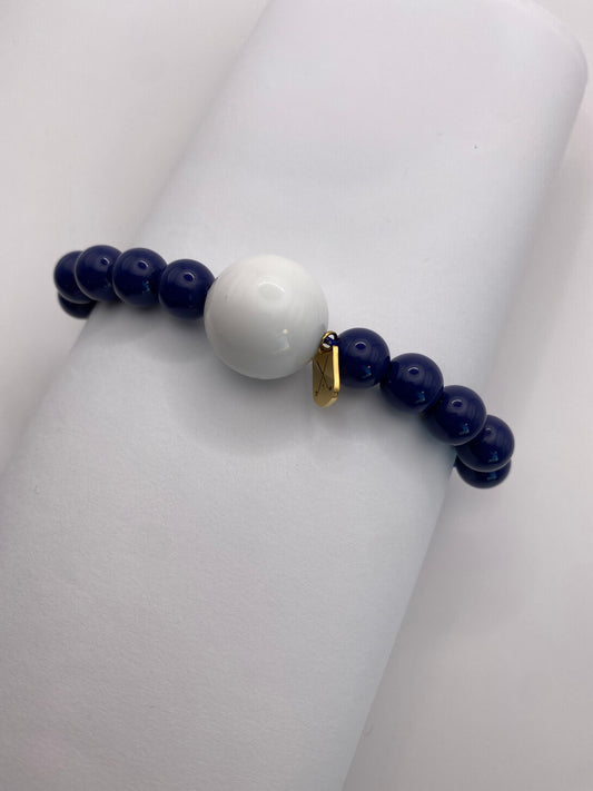 Navy Dark Blue Golf Stroke Counter Bracelet - The Klow Golf Company