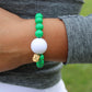 Golf Stroke Counter Bracelet - GRASS IS GREENER