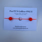 Golf Stroke Counter Bracelet - Bright Neon Orange