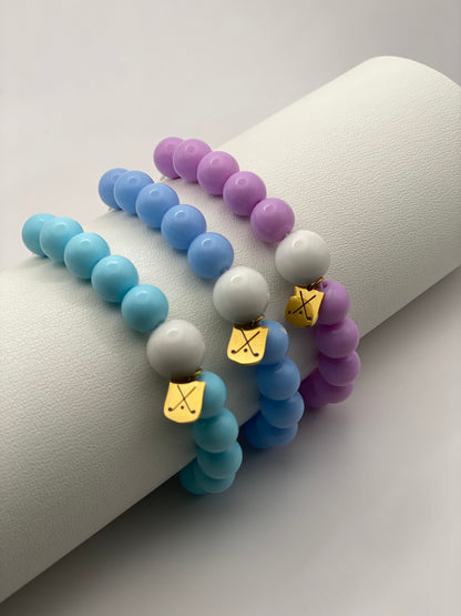 Golf Stroke Counter Bracelet - Lilac Purple