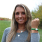 Golf Stroke Counter Bracelet - GRASS IS GREENER - X-Large 20 mm Middle Bead