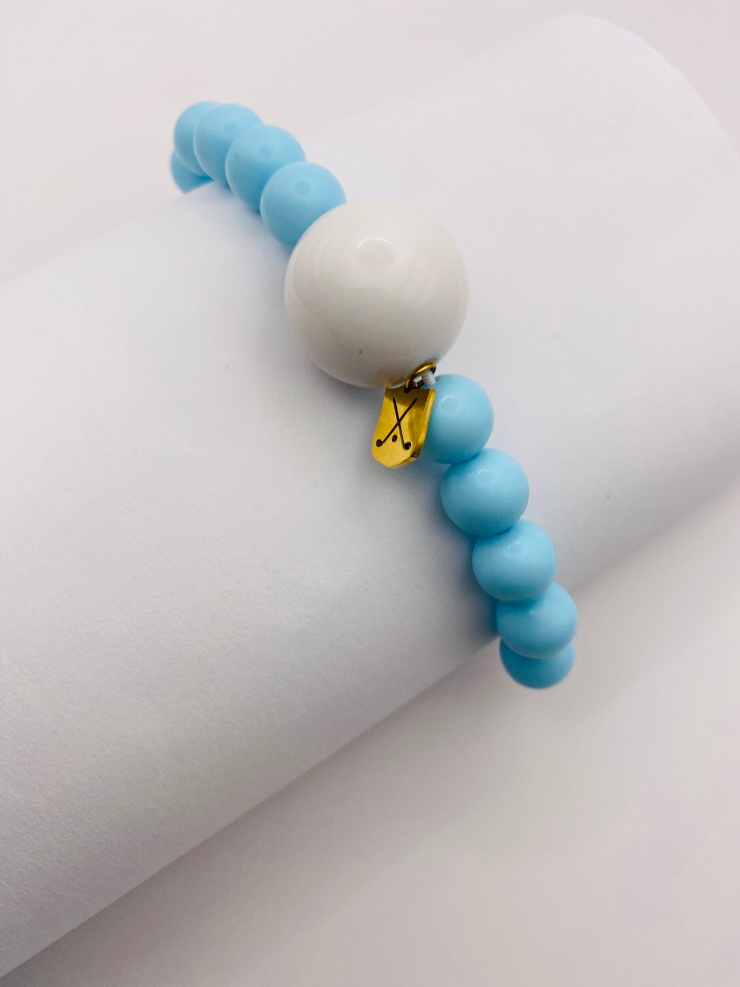 Baby Light Blue Golf Stroke Counter Bracelet Klow