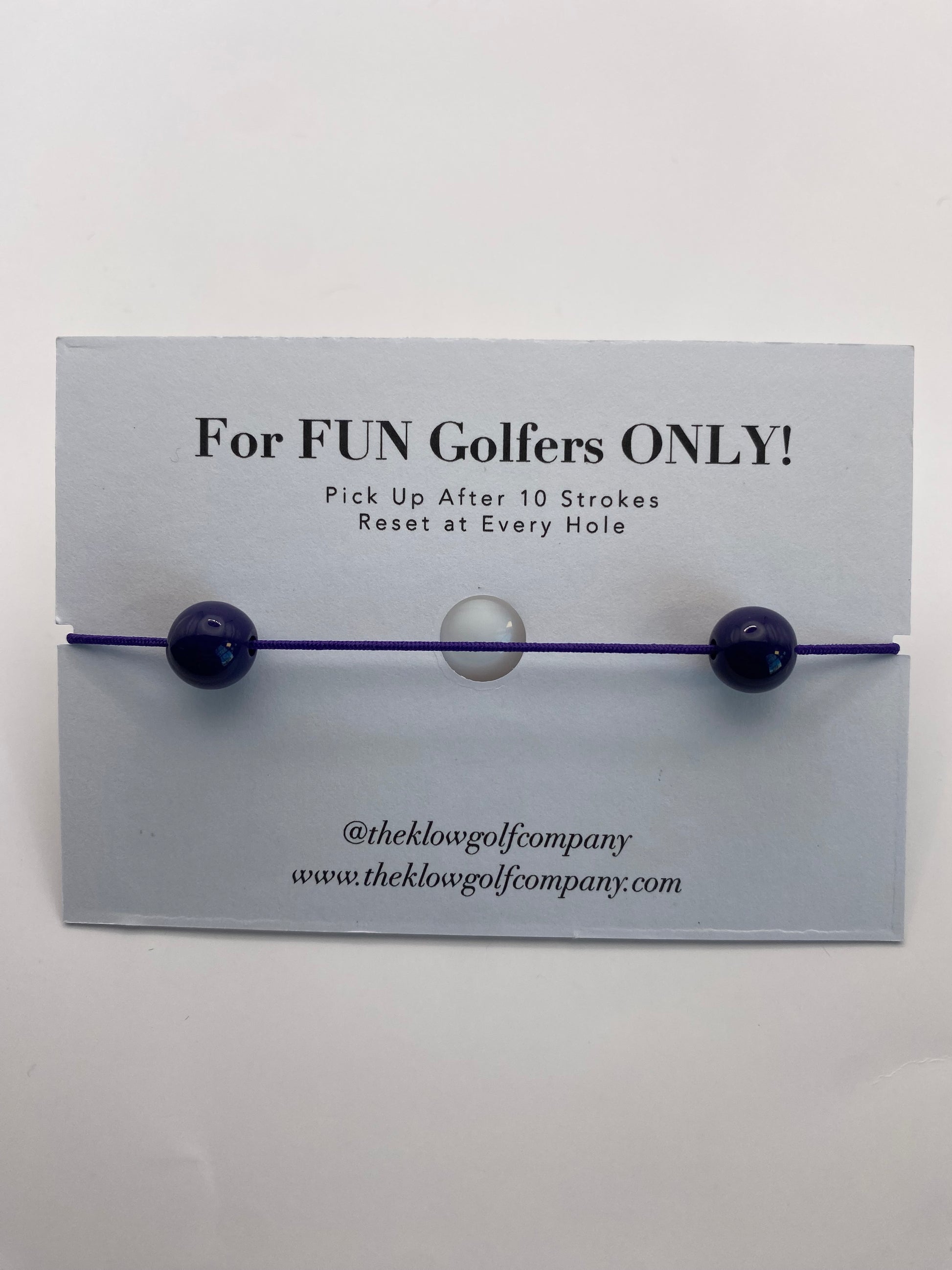 Purple Golf Stroke Counter Bracelet Golf Stroke Counter Bracelet - The Klow Golf Company