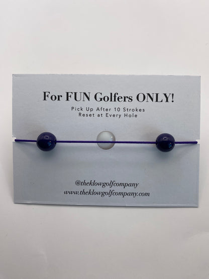 Purple Golf Stroke Counter Bracelet Golf Stroke Counter Bracelet - The Klow Golf Company