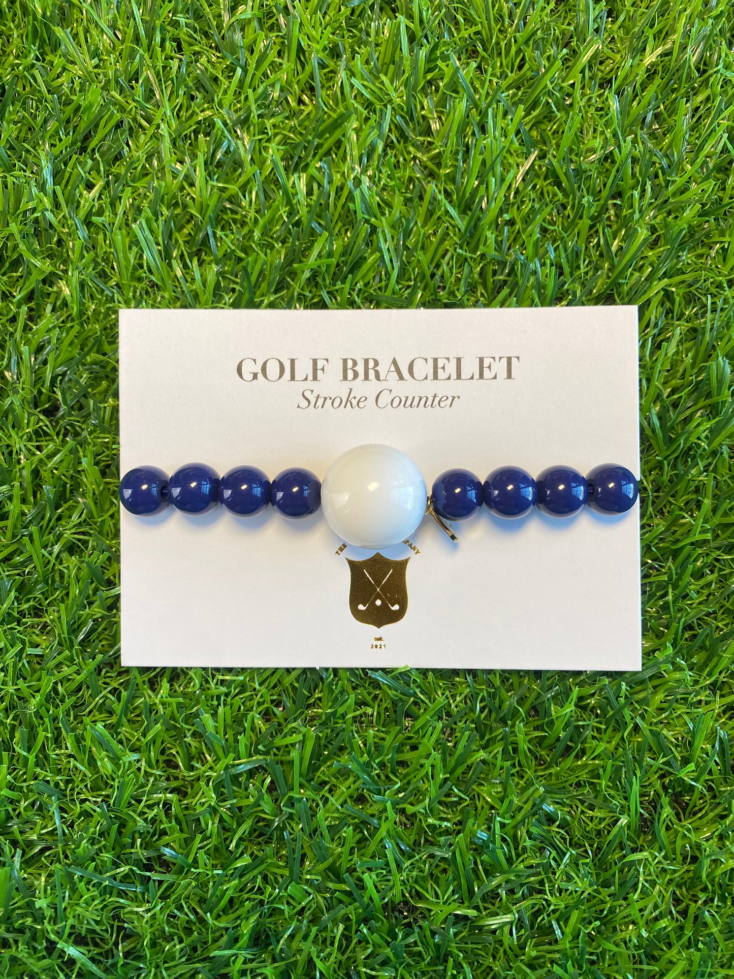 Navy Dark Blue Golf Stroke Counter Bracelet - The Klow Golf Company