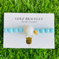 Baby Light Blue Golf Stroke Counter Bracelet Klow