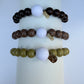 Golf Stroke Counter Bracelet - Dark Chocolate Brown