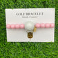 Pink Baby Baby Golf Stroke Counter Bracelet Klow