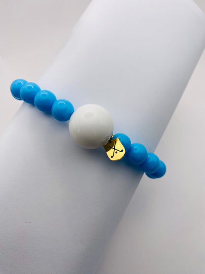 Golf Stroke Counter Bracelet - Sky Blue