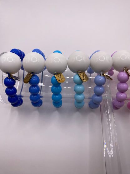 Light Blue Golf Stroke Counter Bracelet Klow
