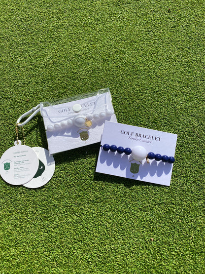 Two Golf Stroke Counter Bracelets - BUNDLE