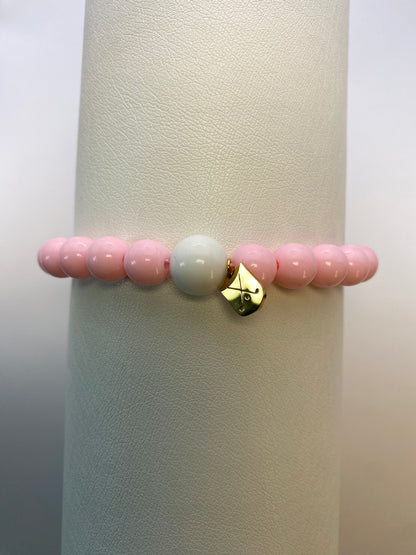 Golf Stroke Counter Bracelet - Baby Baby Light Pink