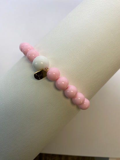 Golf Stroke Counter Bracelet - Baby Baby Light Pink